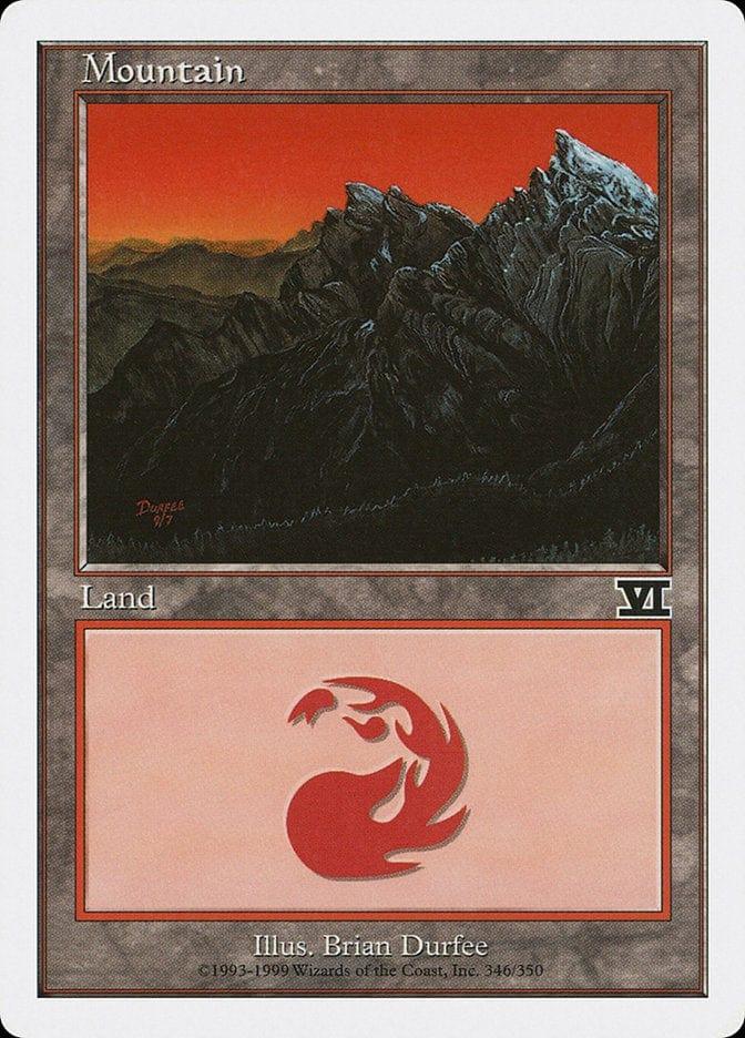 Magic: The Gathering MTG Single Mountain (346) [Classic Sixth Edition]