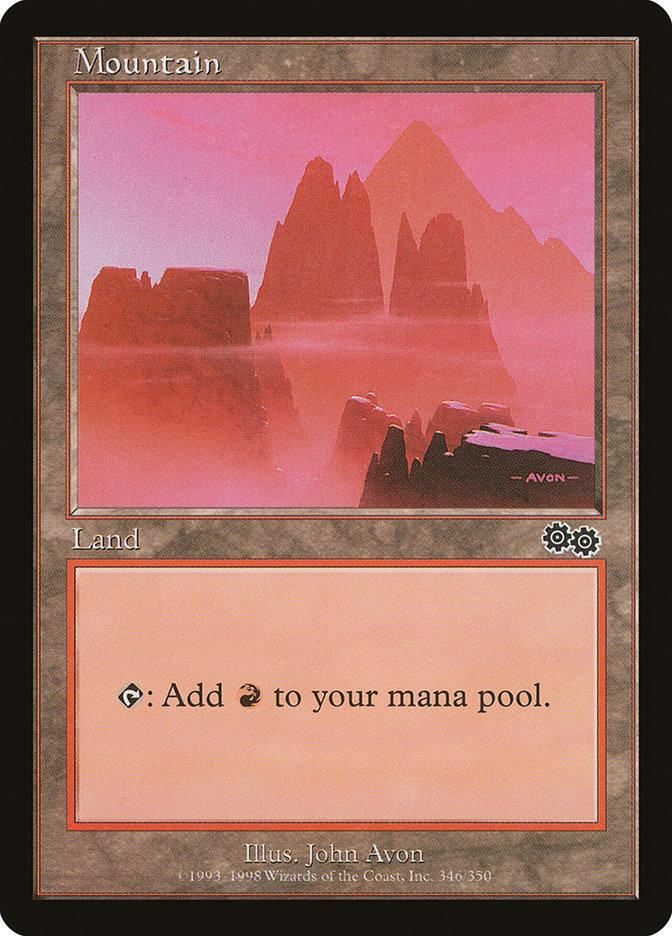 Magic: The Gathering MTG Single Mountain (346) [Urza's Saga]