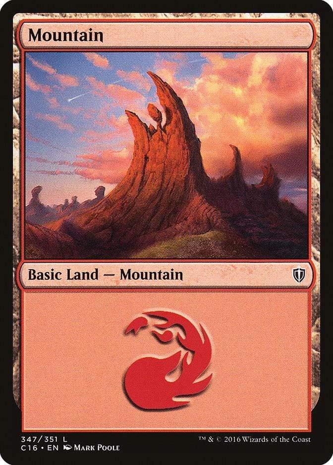 Magic: The Gathering MTG Single Mountain (347) [Commander 2016]