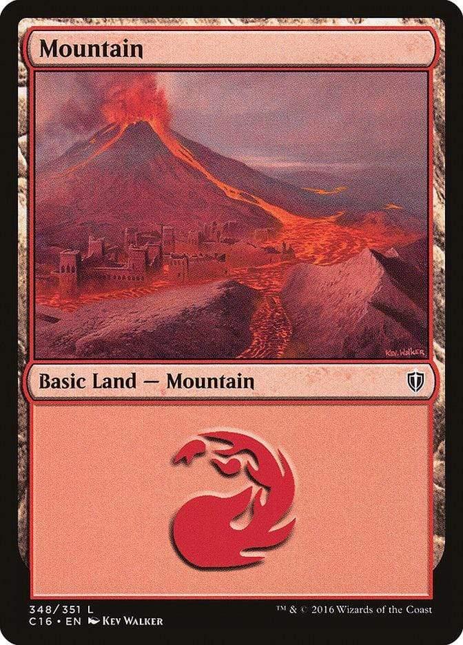 Magic: The Gathering MTG Single Mountain (348) [Commander 2016]