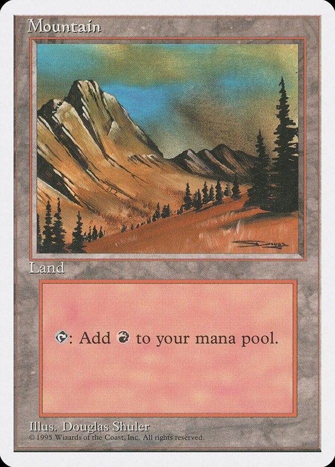 Magic: The Gathering MTG Single Mountain (375) [Fourth Edition]
