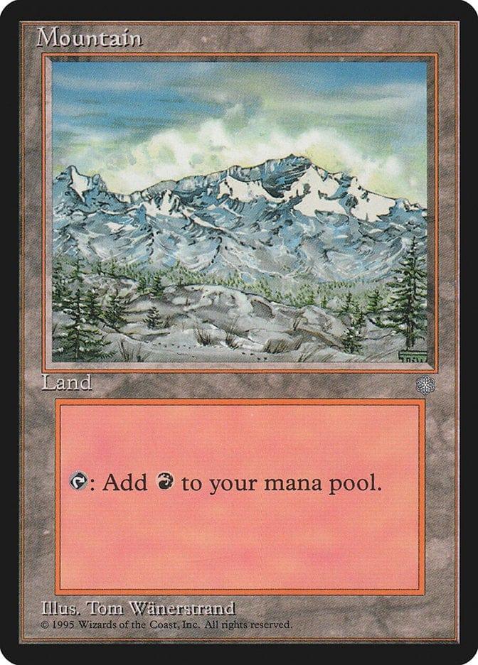 Magic: The Gathering MTG Single Mountain (376) [Ice Age]
