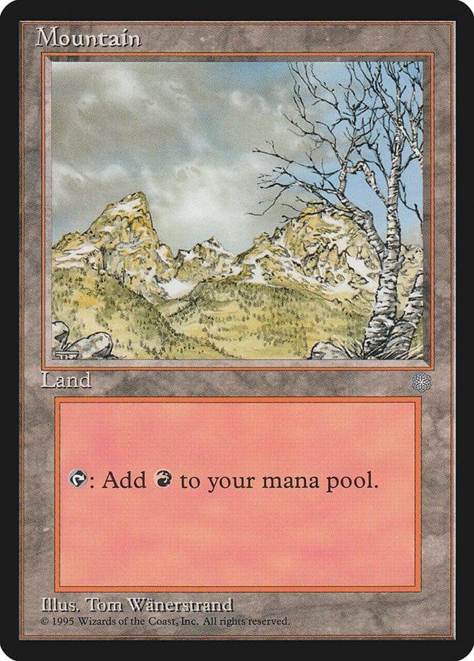 Magic: The Gathering MTG Single Mountain (377) [Ice Age]