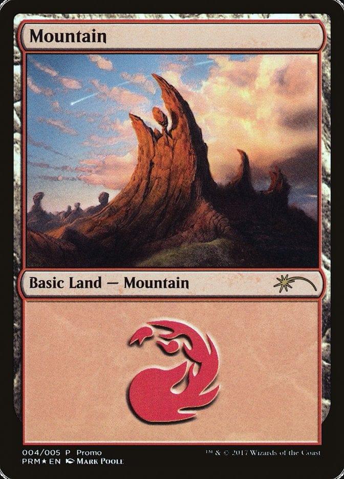 Magic: The Gathering MTG Single Mountain (4) [2017 Gift Pack]