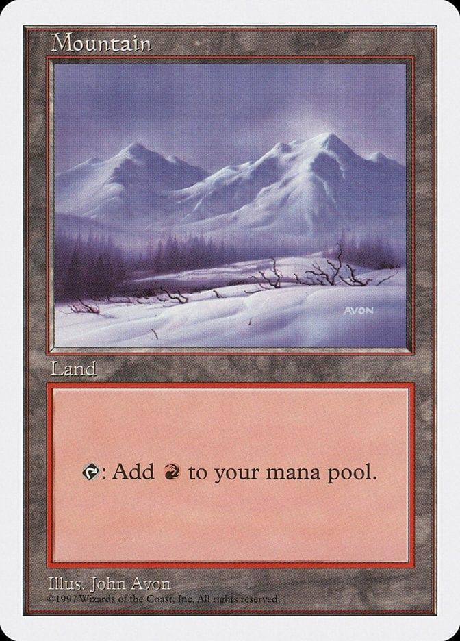 Magic: The Gathering MTG Single Mountain (442) [Fifth Edition]