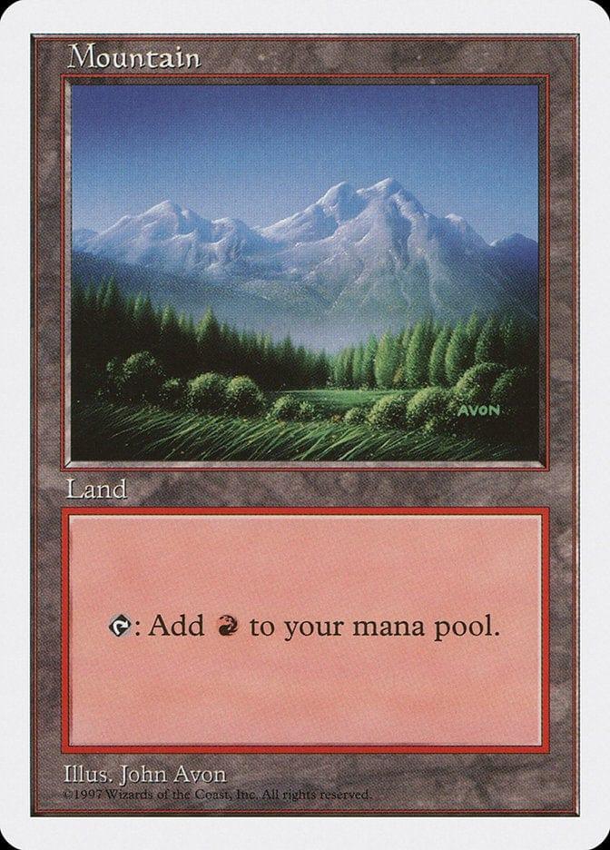 Magic: The Gathering MTG Single Mountain (443) [Fifth Edition]