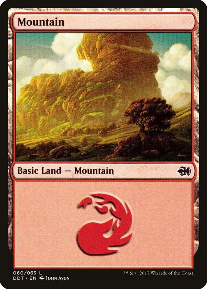 Magic: The Gathering MTG Single Mountain (60) [Duel Decks: Merfolk vs. Goblins]