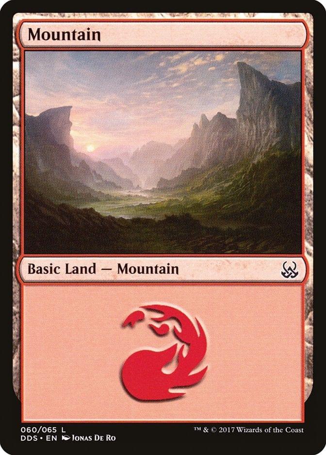 Magic: The Gathering MTG Single Mountain (60) [Duel Decks: Mind vs. Might]