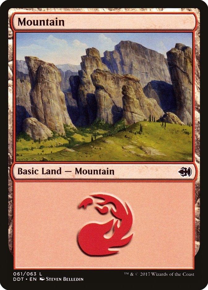 Magic: The Gathering MTG Single Mountain (61) [Duel Decks: Merfolk vs. Goblins]