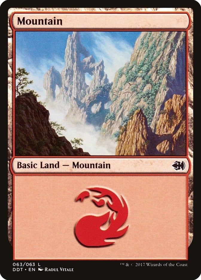 Magic: The Gathering MTG Single Mountain (63) [Duel Decks: Merfolk vs. Goblins]