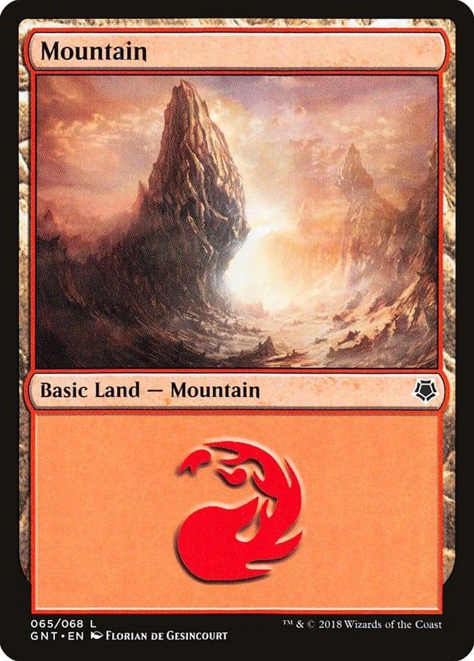 Magic: The Gathering MTG Single Mountain (65) [Game Night]