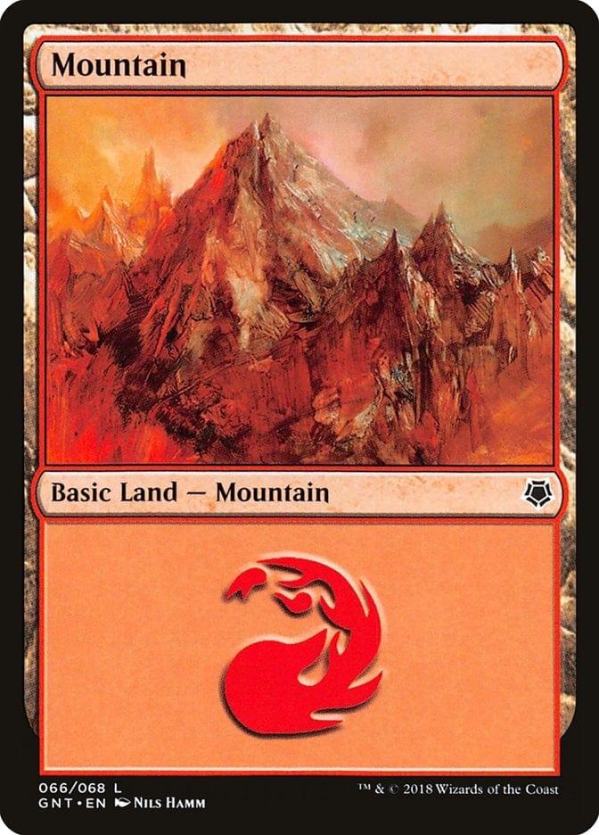 Magic: The Gathering MTG Single Mountain (66) [Game Night]