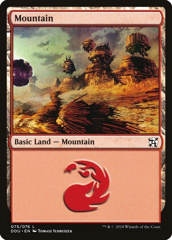 Magic: The Gathering MTG Single Mountain (75) [Duel Decks: Elves vs. Inventors]