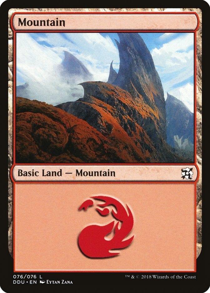 Magic: The Gathering MTG Single Mountain (76) [Duel Decks: Elves vs. Inventors]