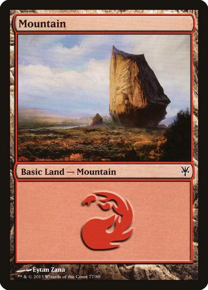 Magic: The Gathering MTG Single Mountain (77) [Duel Decks: Sorin vs. Tibalt]