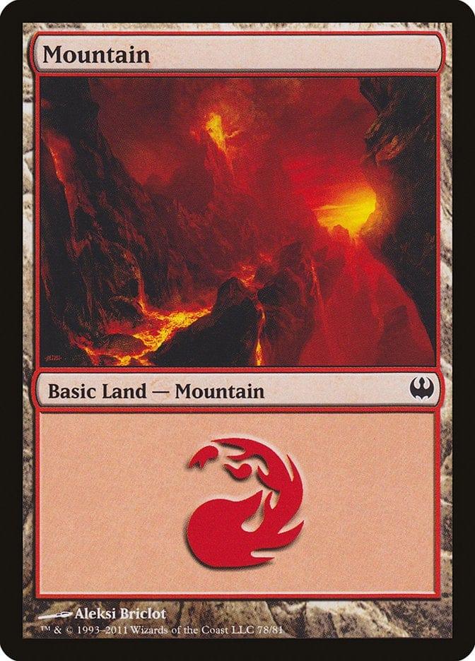 Magic: The Gathering MTG Single Mountain (78) [Duel Decks: Knights vs. Dragons]