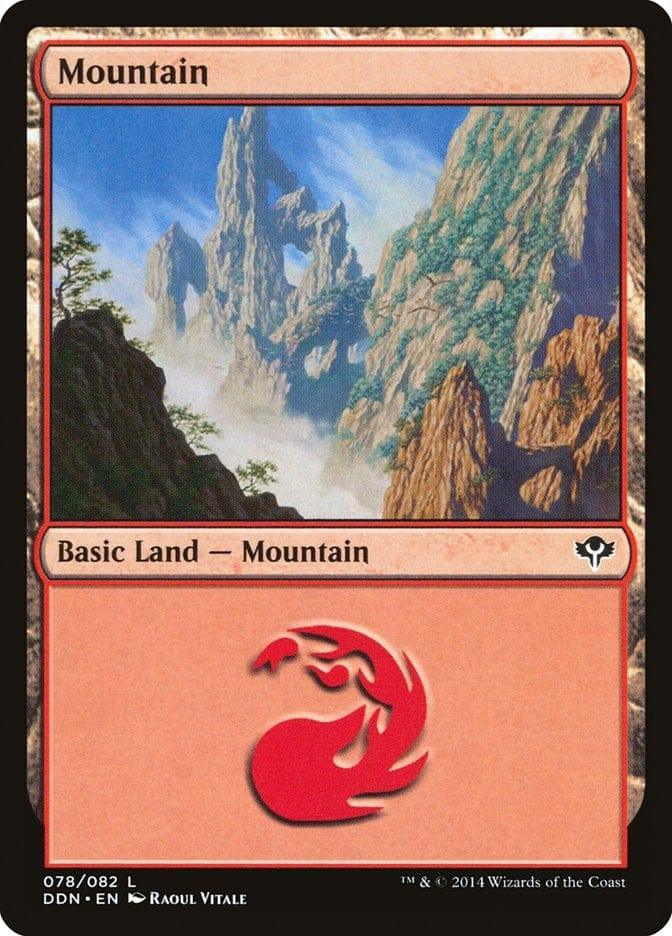 Magic: The Gathering MTG Single Mountain (78) [Duel Decks: Speed vs. Cunning]