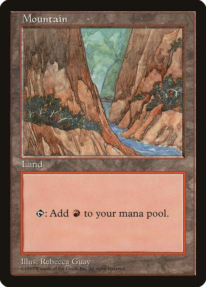 Magic: The Gathering MTG Single Mountain (8) [Asia Pacific Land Program]