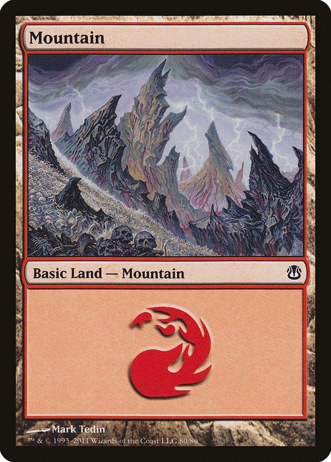 Magic: The Gathering MTG Single Mountain (80) [Duel Decks: Ajani vs. Nicol Bolas]