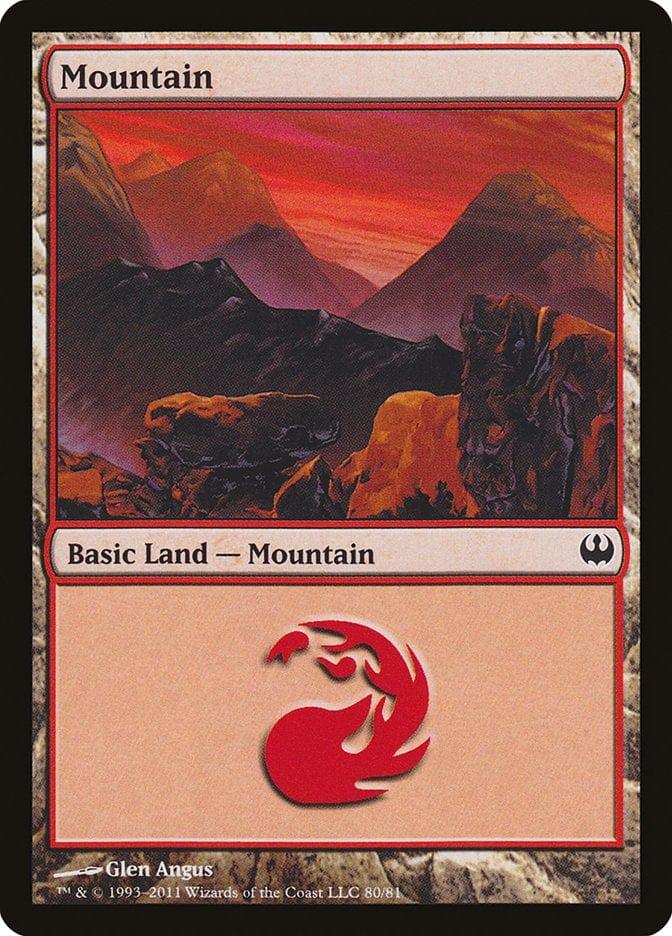 Magic: The Gathering MTG Single Mountain (80) [Duel Decks: Knights vs. Dragons]