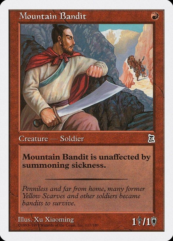 Magic: The Gathering MTG Single Mountain Bandit [Portal Three Kingdoms]