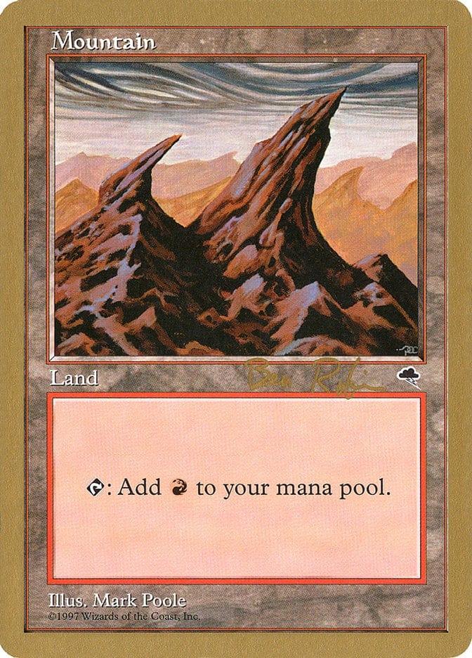 Magic: The Gathering MTG Single Mountain (br344) [World Championship Decks 1998]