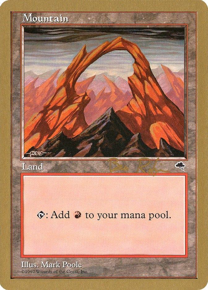 Magic: The Gathering MTG Single Mountain (br345) [World Championship Decks 1998]