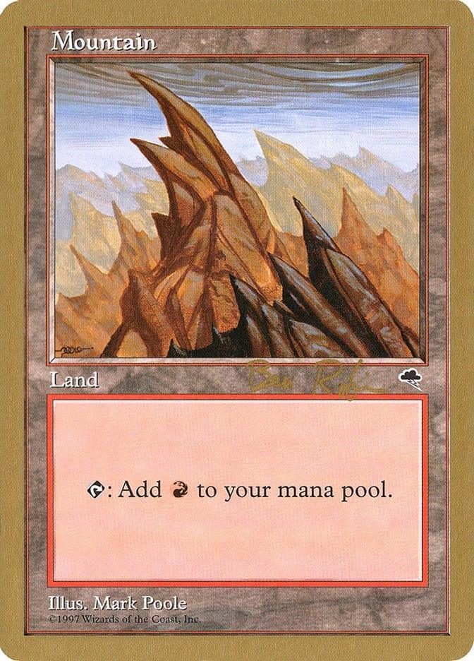 Magic: The Gathering MTG Single Mountain (br346) [World Championship Decks 1998]