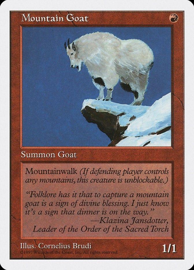 Magic: The Gathering MTG Single Mountain Goat [Fifth Edition]