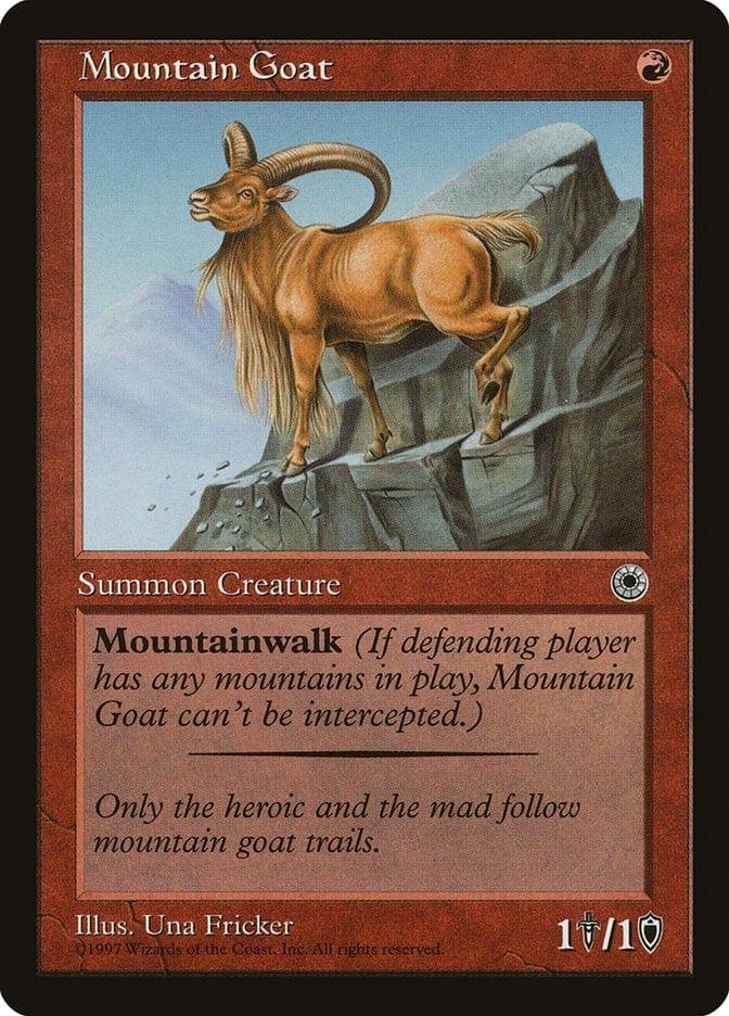 Magic: The Gathering MTG Single Mountain Goat [Portal]