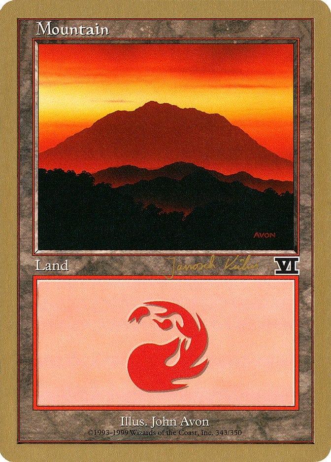 Magic: The Gathering MTG Single Mountain (jk343) [World Championship Decks 2000]