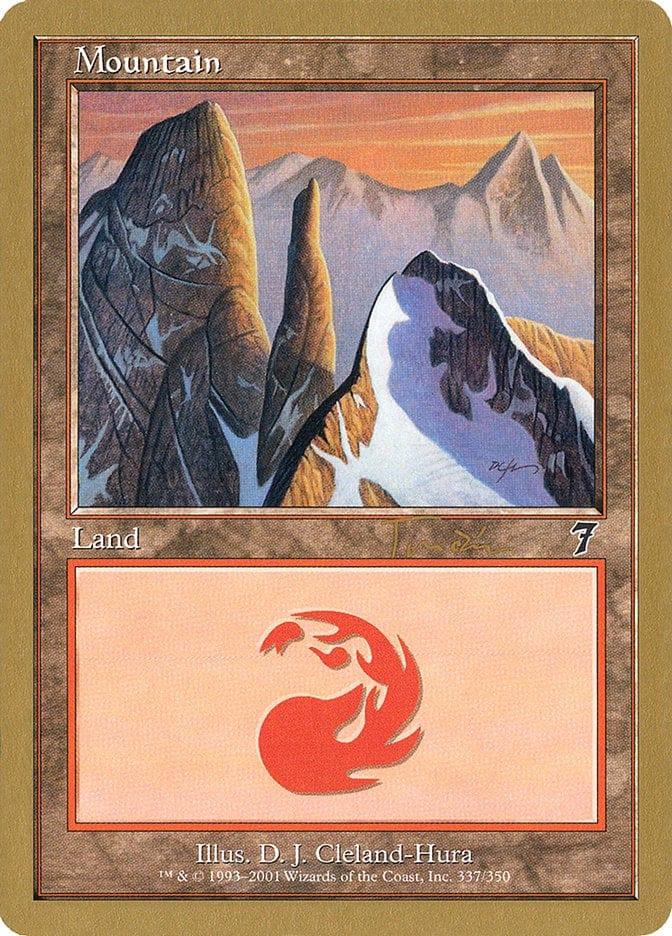 Magic: The Gathering MTG Single Mountain (jt337) [World Championship Decks 2001]