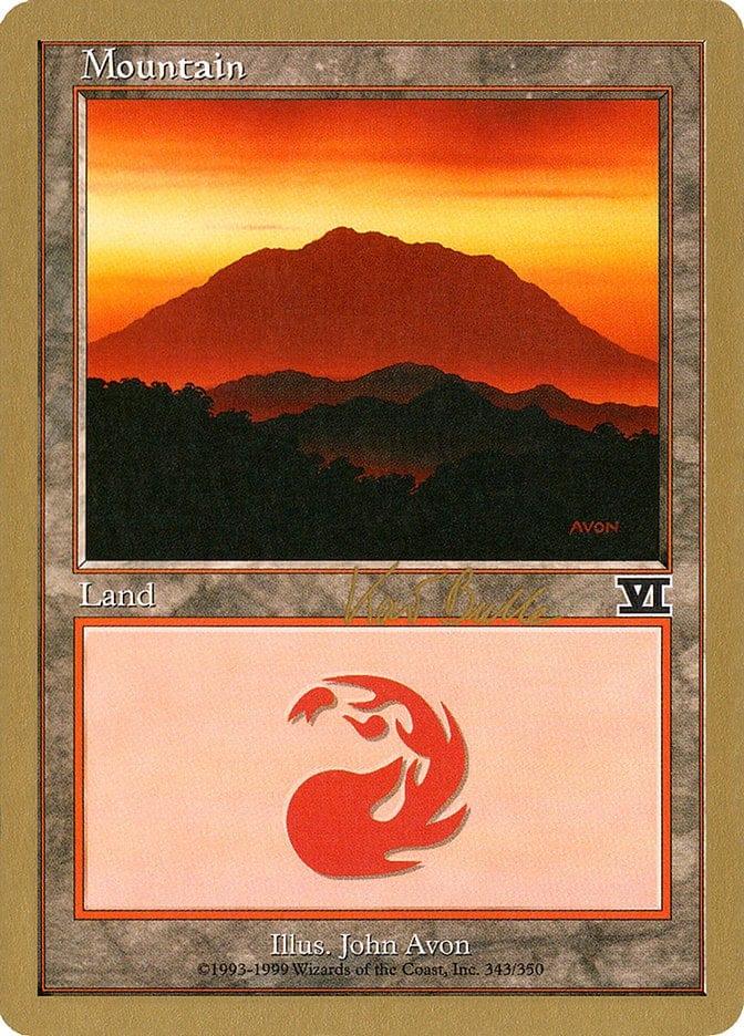 Magic: The Gathering MTG Single Mountain (kb343) [World Championship Decks 1999]