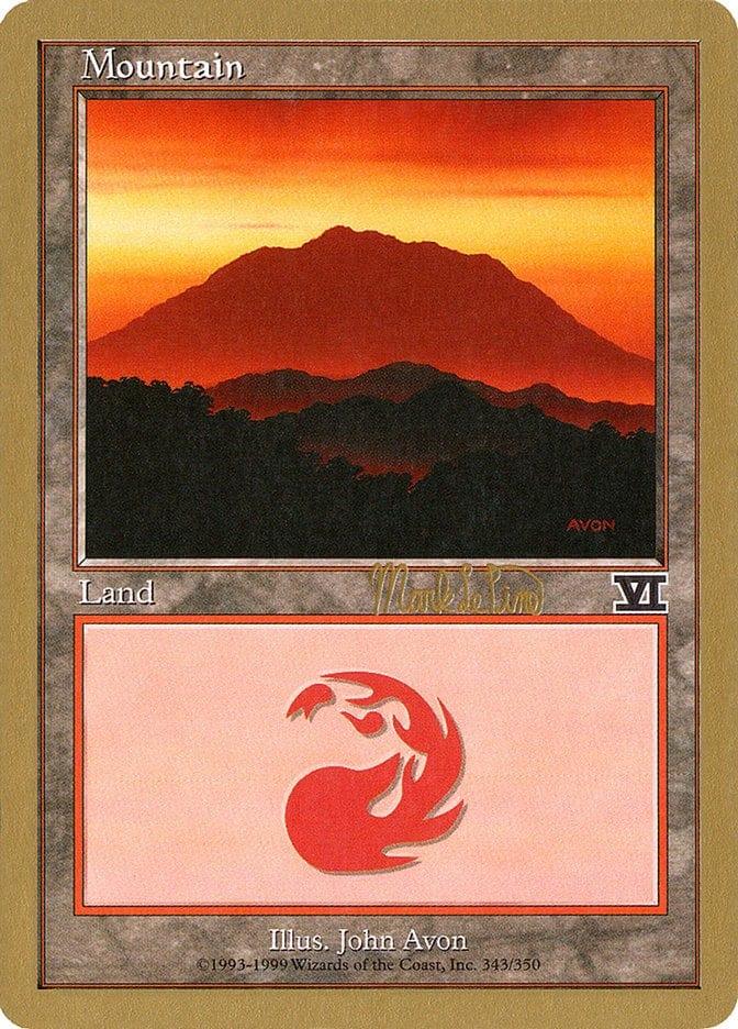 Magic: The Gathering MTG Single Mountain (mlp346a) [World Championship Decks 1999]