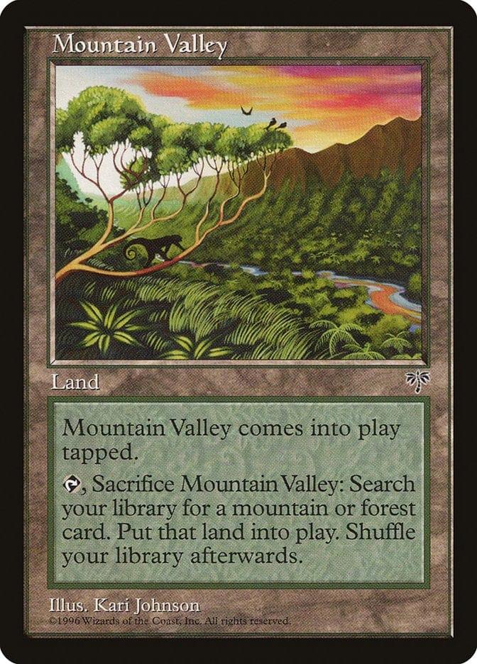 Magic: The Gathering MTG Single Mountain Valley [Mirage]