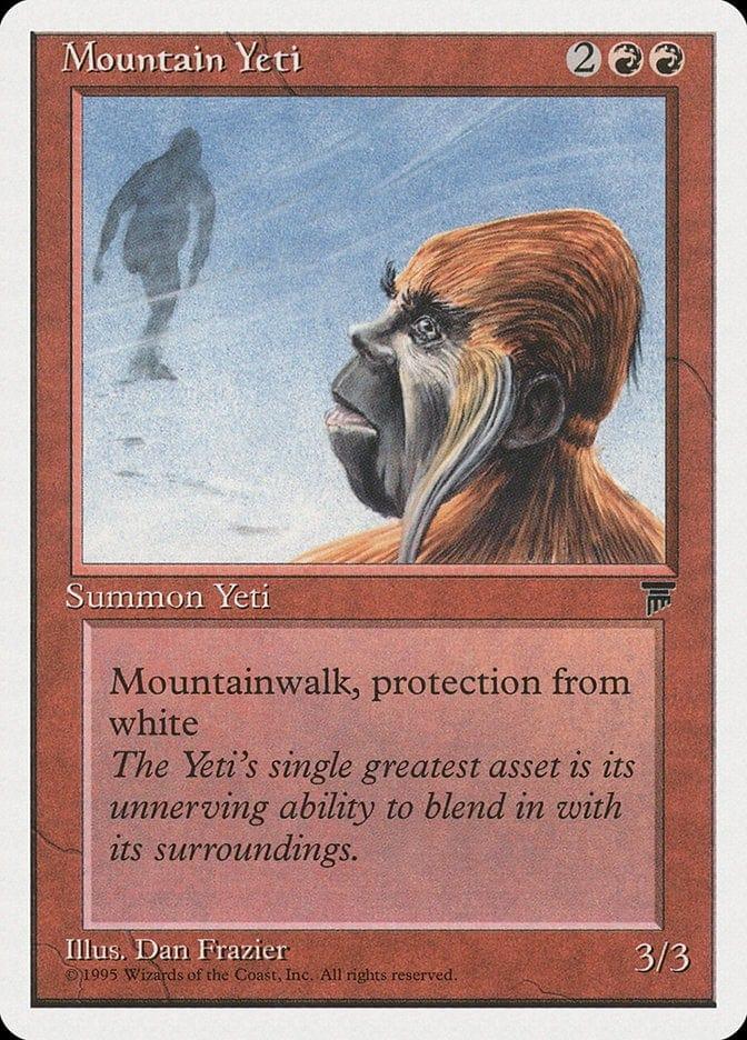 Magic: The Gathering MTG Single Mountain Yeti [Chronicles]