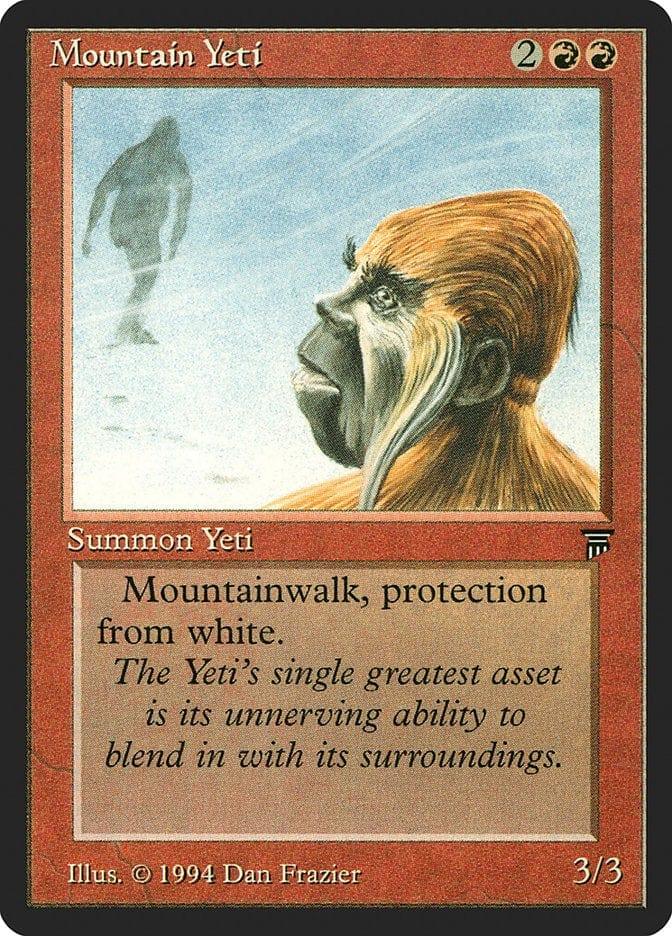 Magic: The Gathering MTG Single Mountain Yeti [Legends]