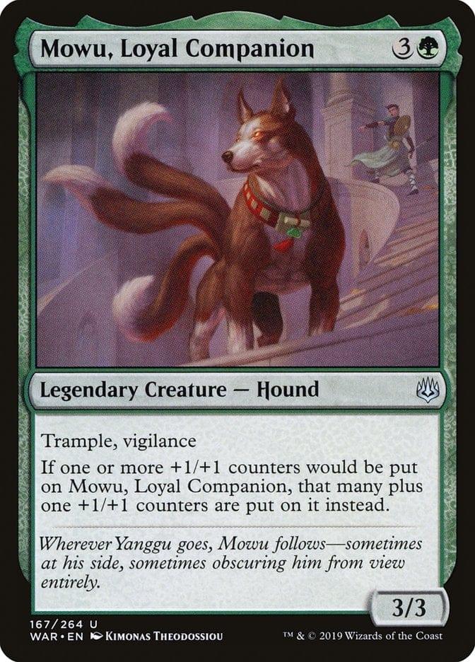 Magic: The Gathering MTG Single Mowu, Loyal Companion [War of the Spark]