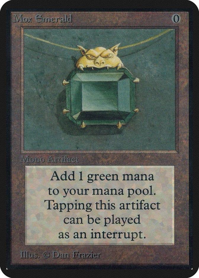 Magic: The Gathering MTG Single Mox Emerald [Limited Edition Alpha]