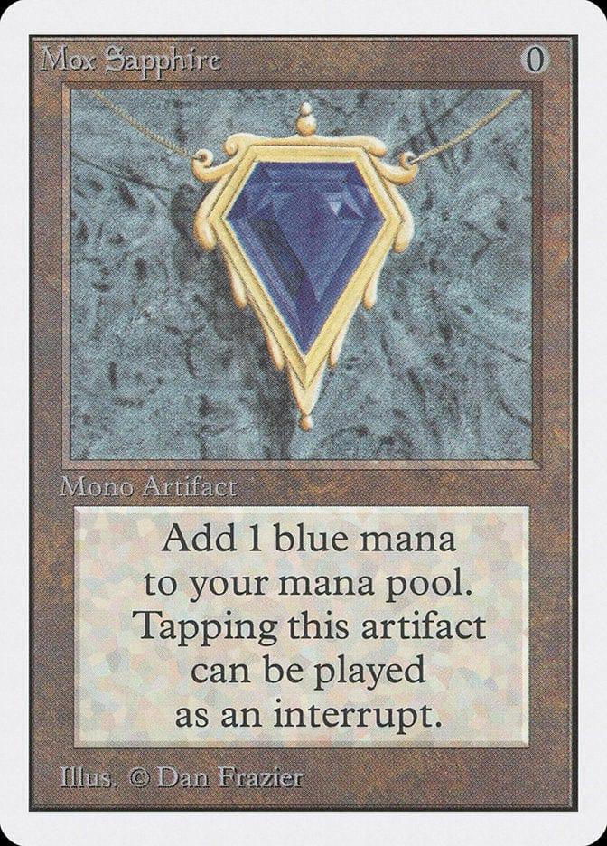 Magic: The Gathering MTG Single Mox Sapphire [Unlimited Edition]