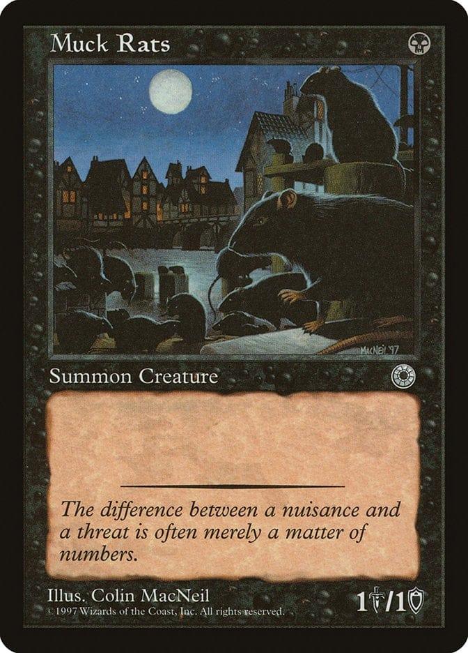 Magic: The Gathering MTG Single Muck Rats [Portal]