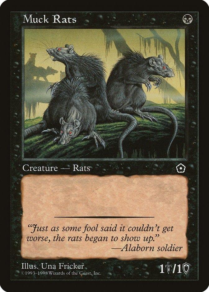Magic: The Gathering MTG Single Muck Rats [Portal Second Age]
