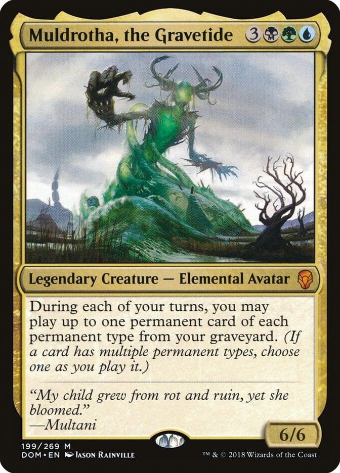 Magic: The Gathering MTG Single Muldrotha, the Gravetide [Dominaria]