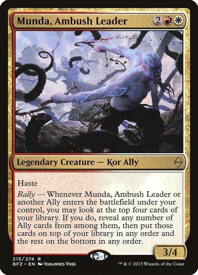 Magic: The Gathering MTG Single Munda, Ambush Leader [Battle for Zendikar]
