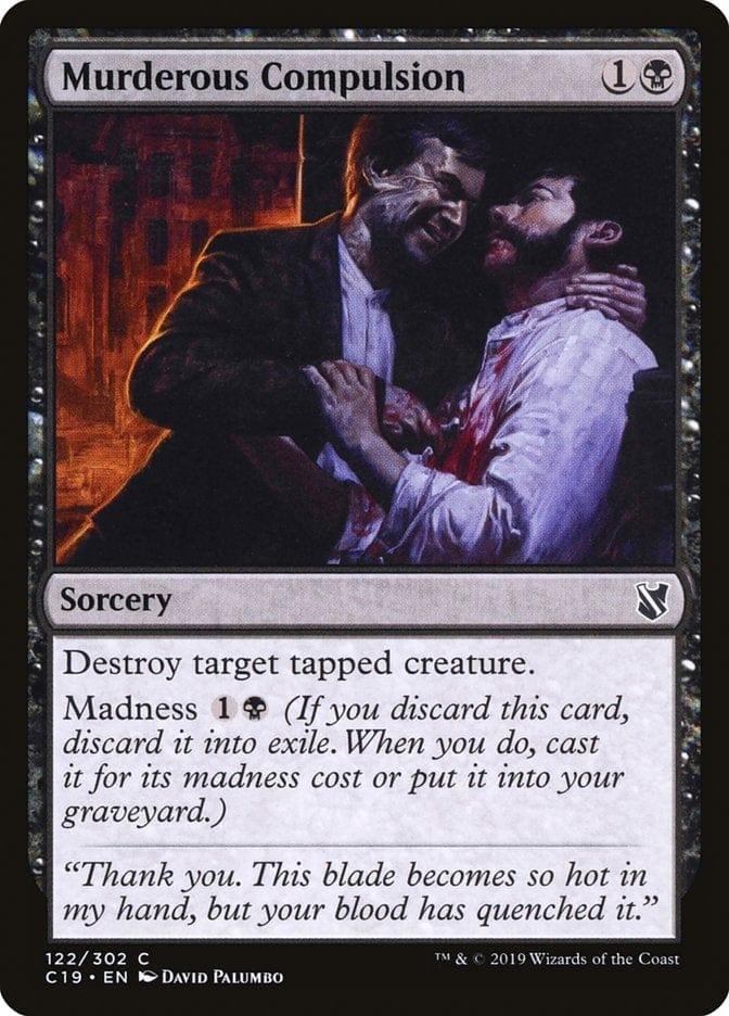 Magic: The Gathering MTG Single Murderous Compulsion [Commander 2019]
