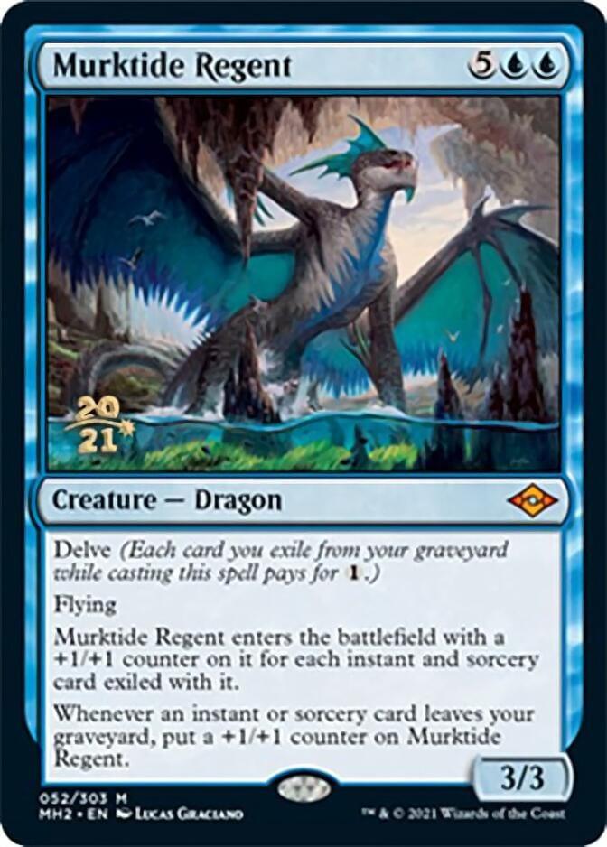 Magic: The Gathering MTG Single Murktide Regent [Modern Horizons 2 Prerelease Promos]