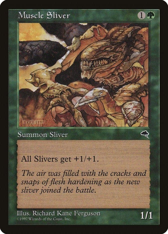 Magic: The Gathering MTG Single Muscle Sliver [Tempest]