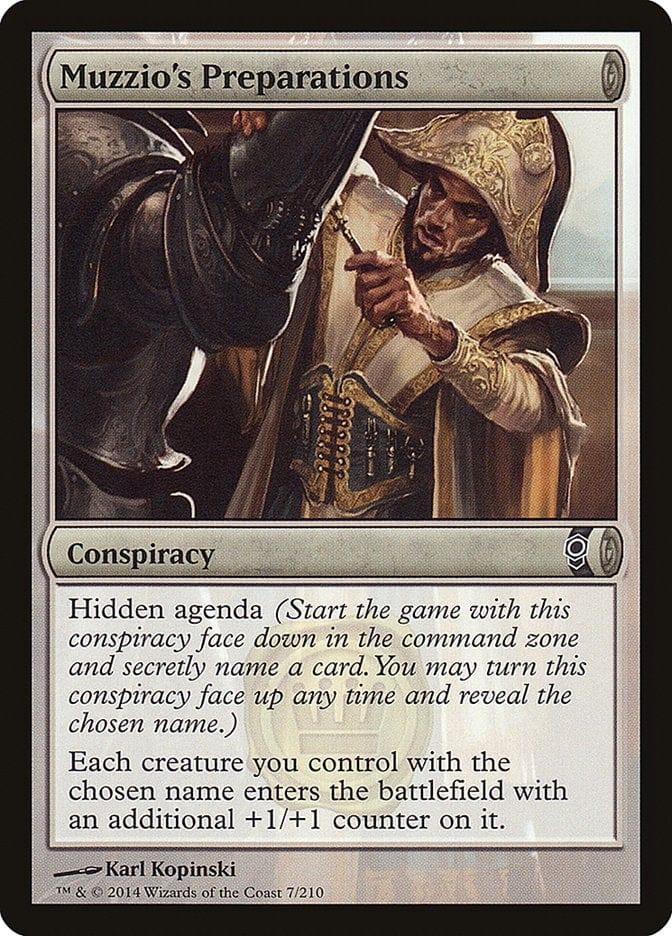 Magic: The Gathering MTG Single Muzzio's Preparations [Conspiracy]