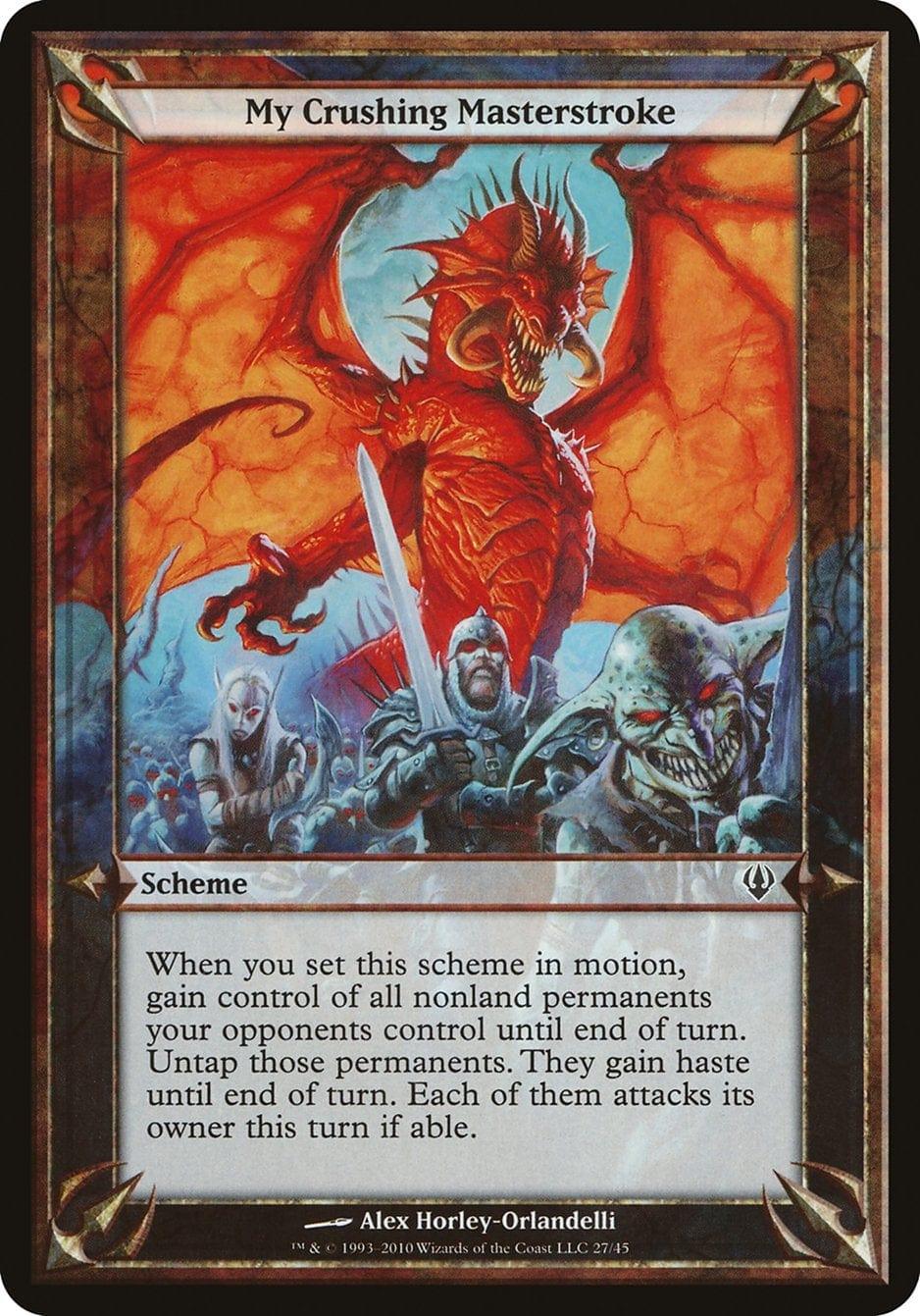 Magic: The Gathering MTG Single My Crushing Masterstroke (Schemes) [Archenemy Schemes]