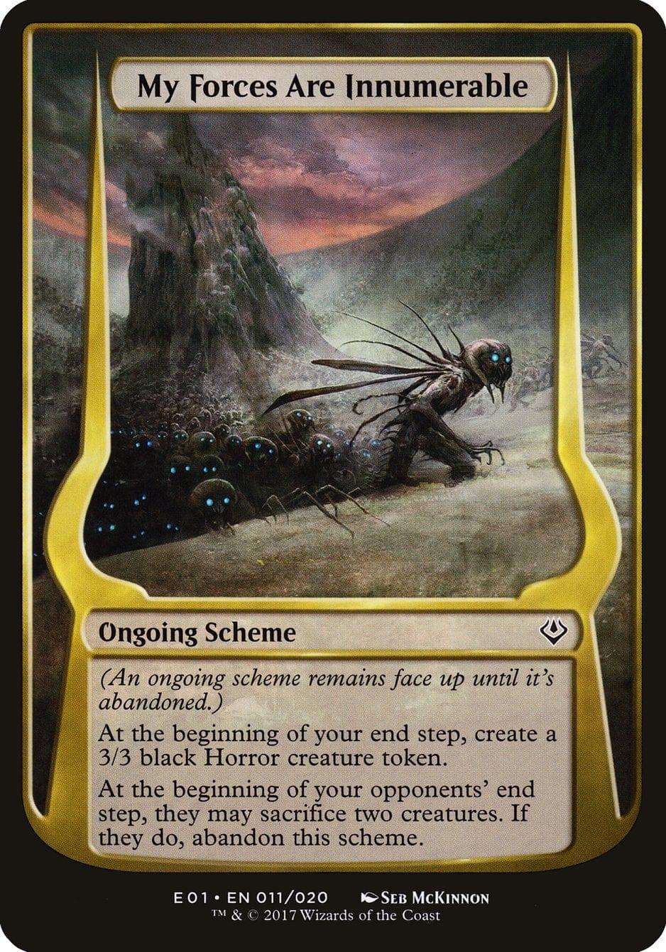 Magic: The Gathering MTG Single My Forces Are Innumerable (Schemes) [Archenemy: Nicol Bolas Schemes]